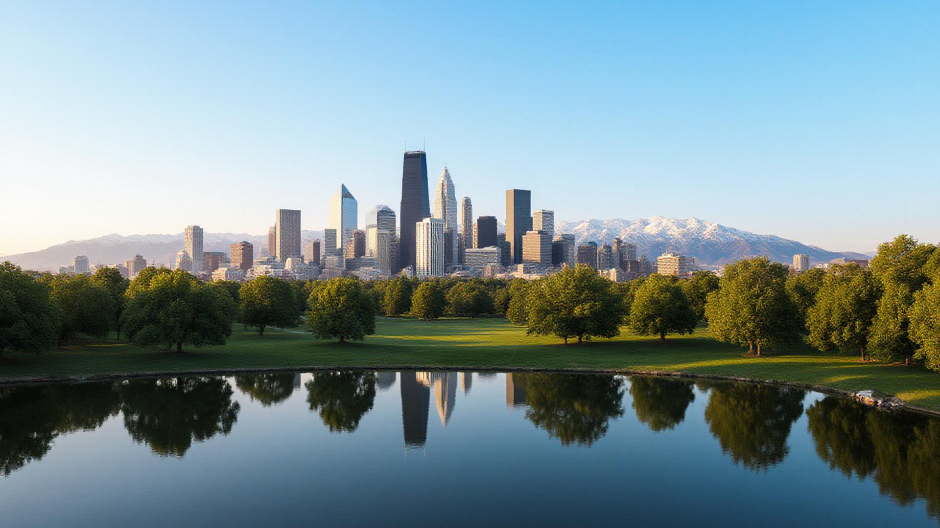 Clean Denver skyline post-rubbish removal